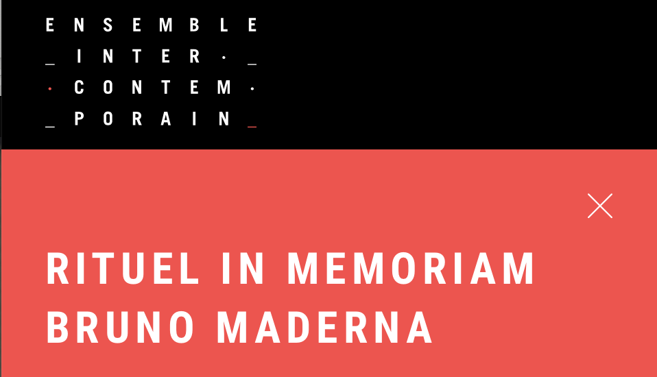 Ensemble Intercontemporain / Odense Symphony Orchestra