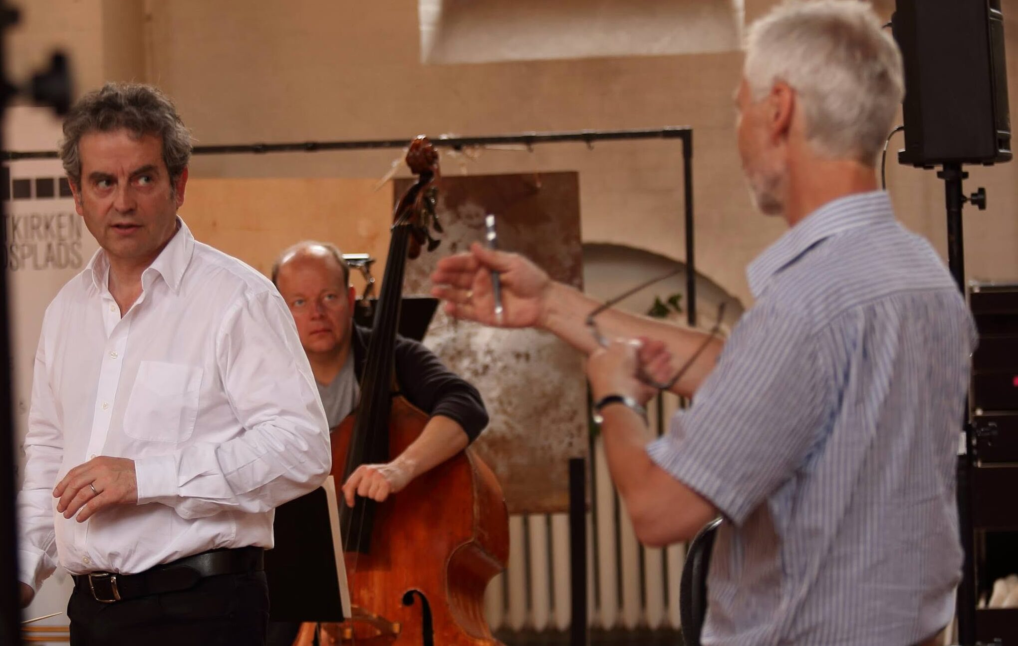 Niels Rosing-Schow and Pierre-André Valade rehearsing FlashNight