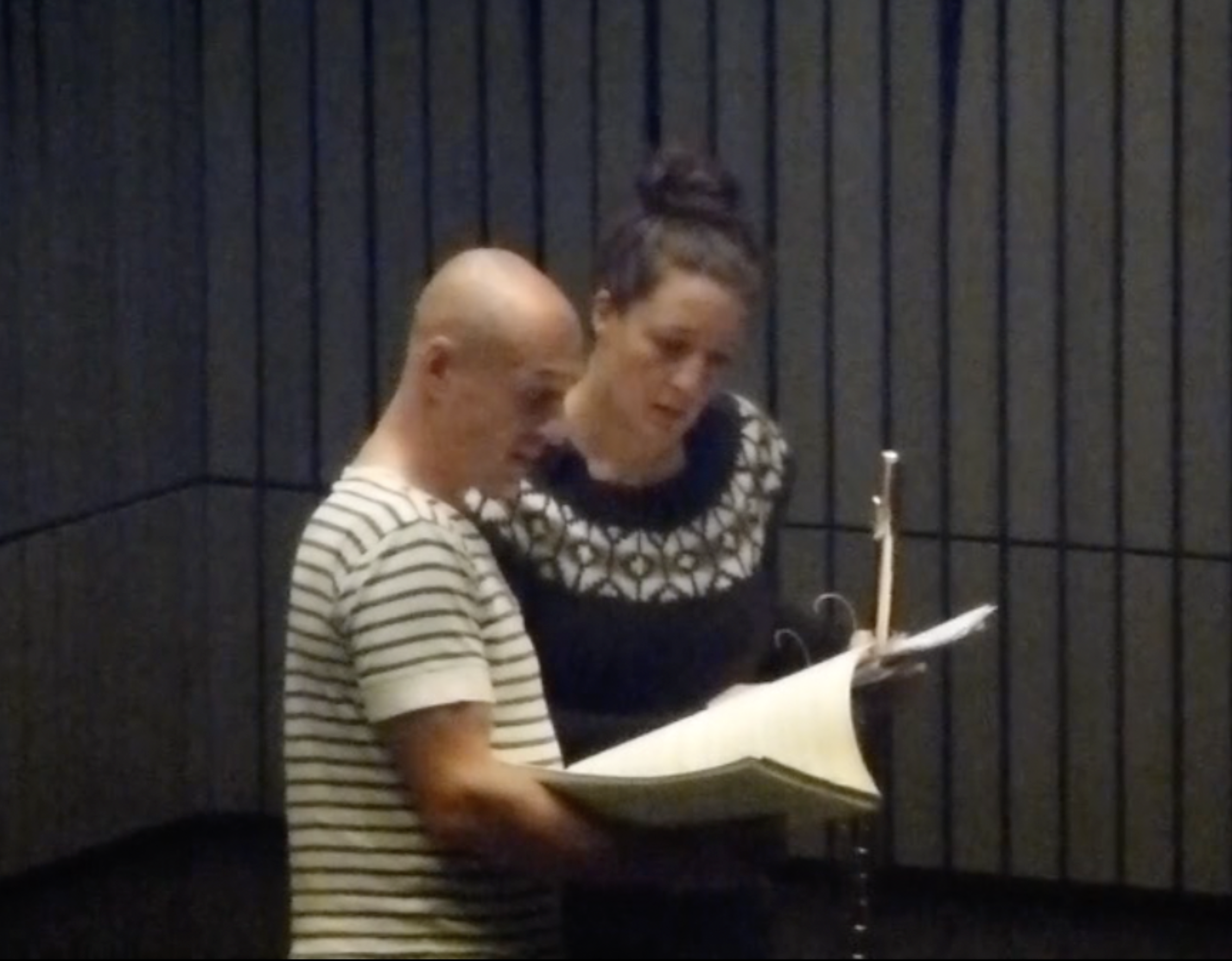 Peter Bruun and Hélène Navasse in artistic dialogue